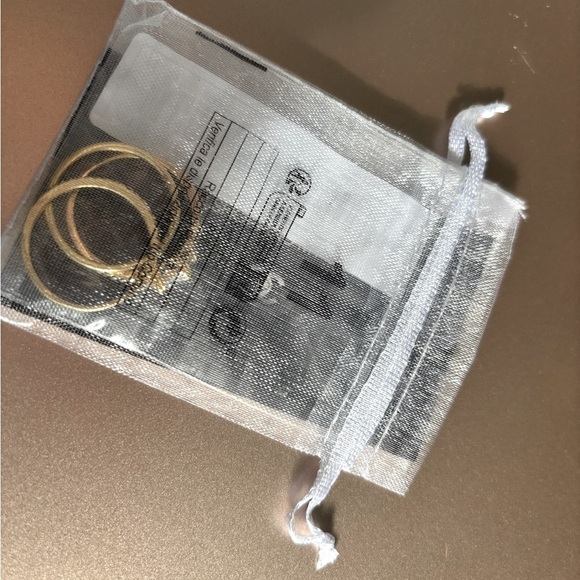 3pcs Stackable Rings 14k Gold Plated Inlaid Shining zirconia Zinc Alloy Luxury - Picture 4 of 5